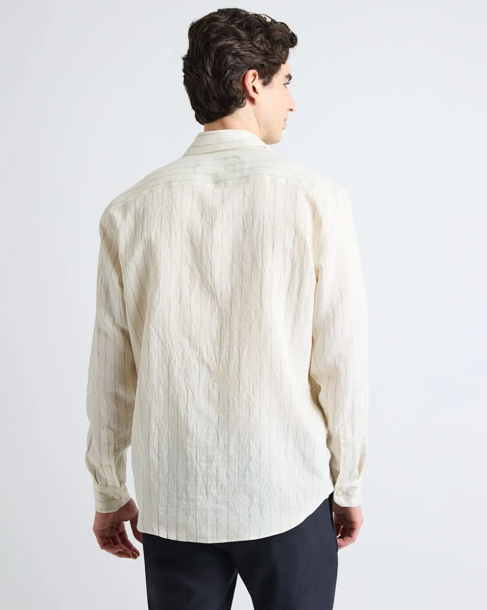 Regular-Fit Striped Dress Shirt