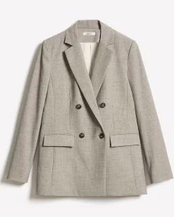 Relaxed-Fit Double-Breasted Blazer