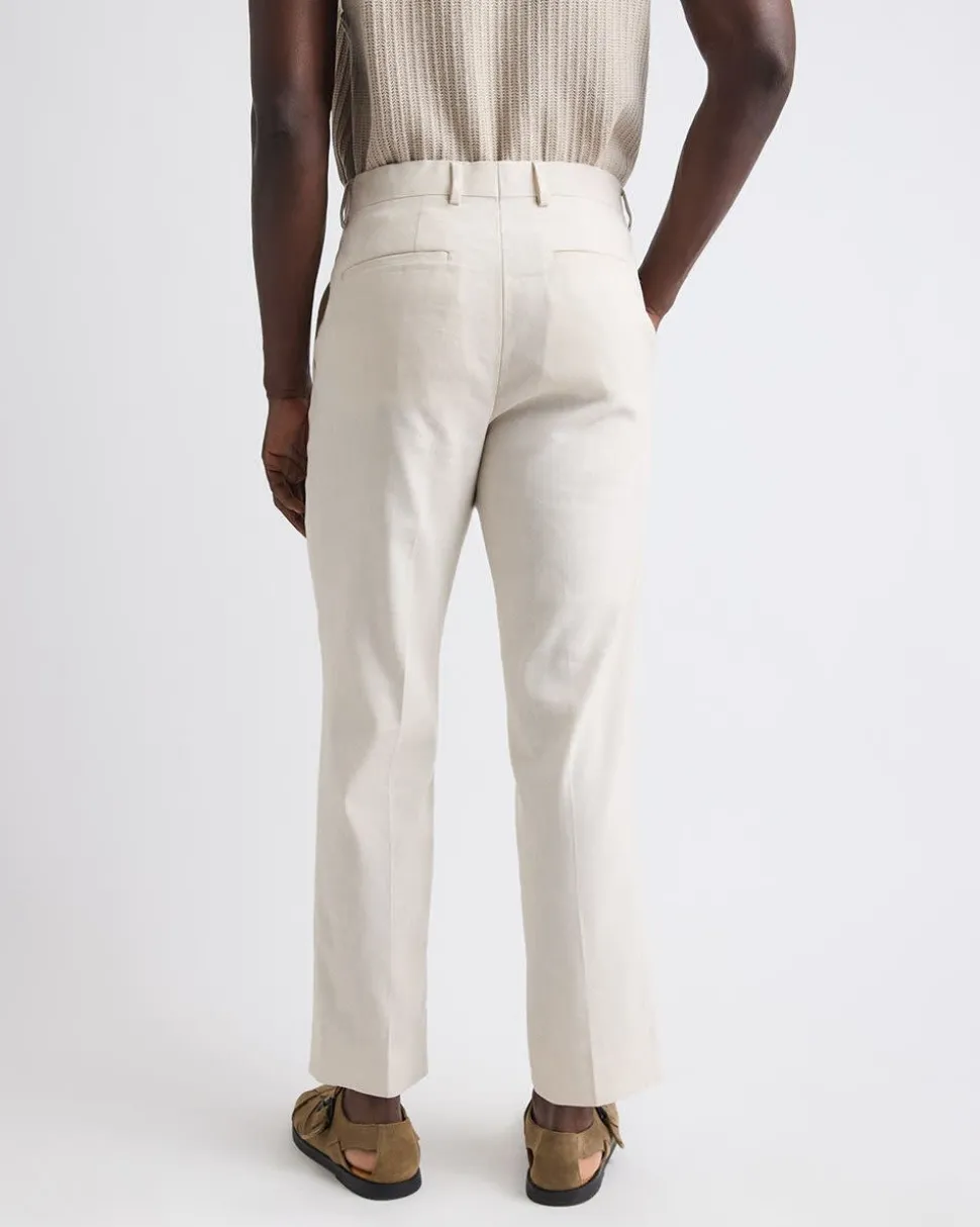 Relaxed-Fit Linen Suit Pant