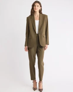 Relaxed-Fit One-Button Blazer
