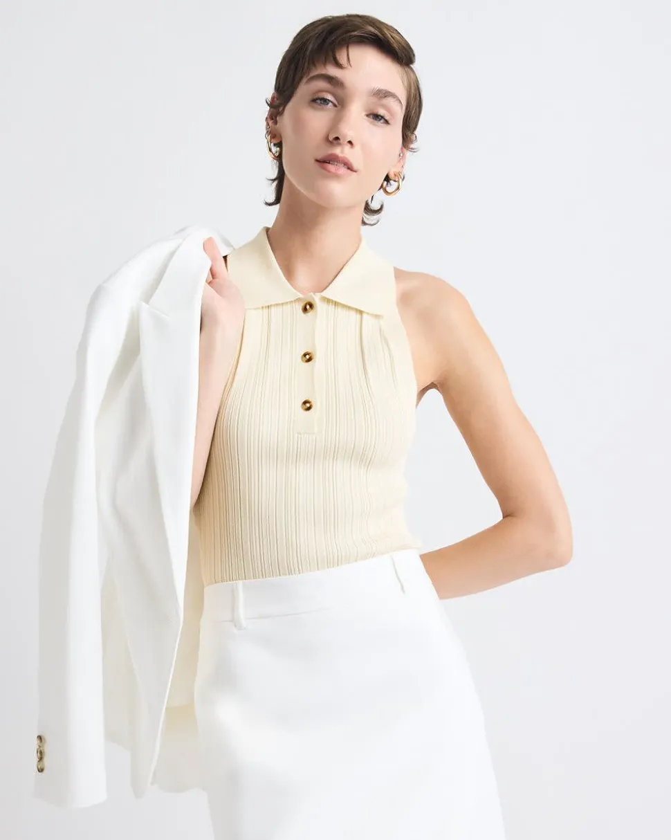 Ribbed Polo Tank