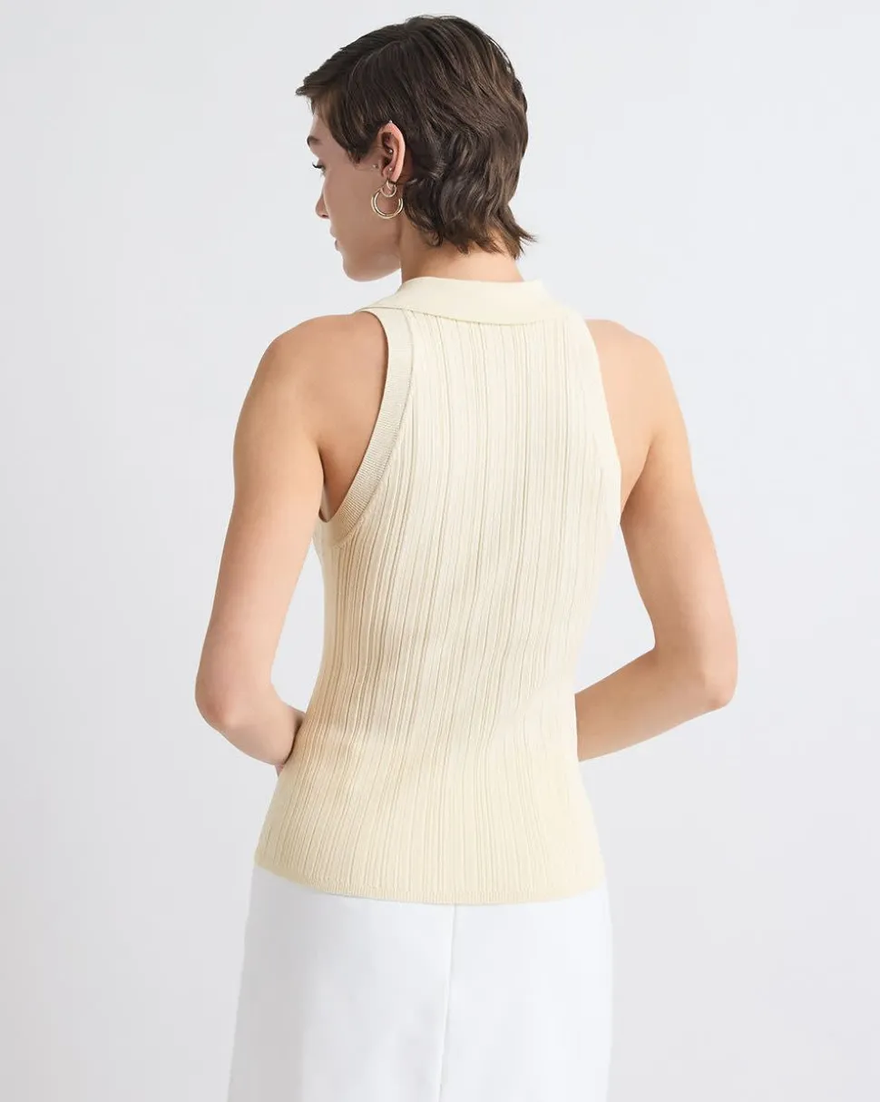 Ribbed Polo Tank