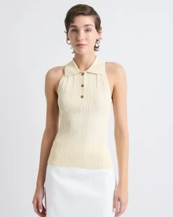 Ribbed Polo Tank