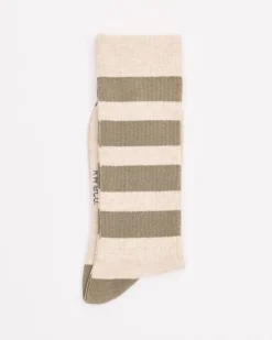 Ribbed Striped Socks
