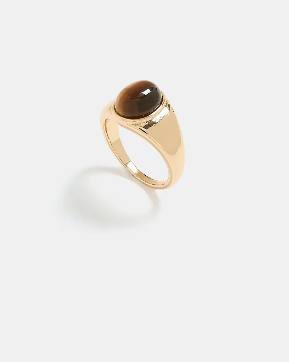 Ring with Semi-Precious Stone
