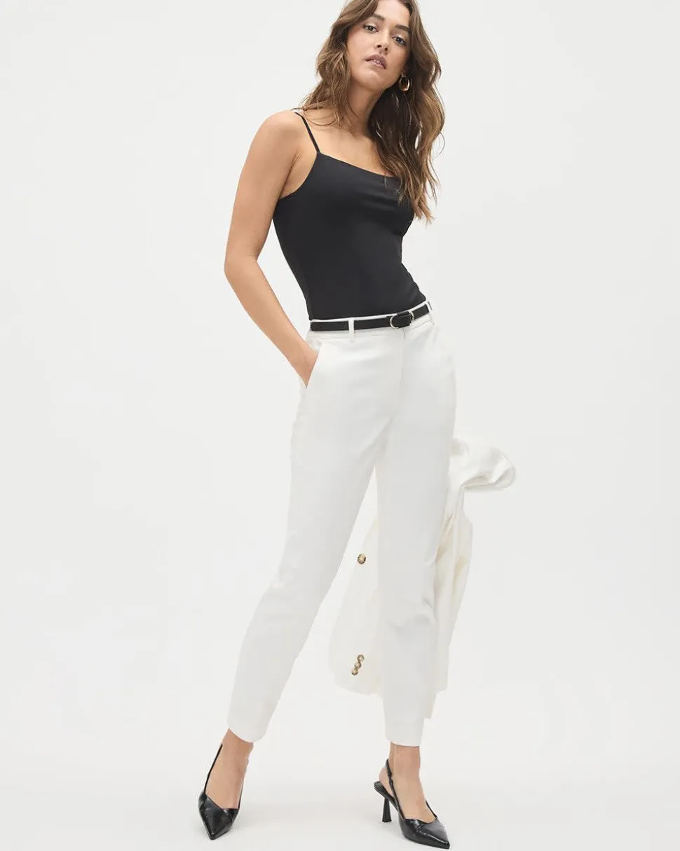 Scoop-Neck Cami with Spaghetti Straps