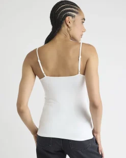 Scoop-Neck Cami with Spaghetti Straps