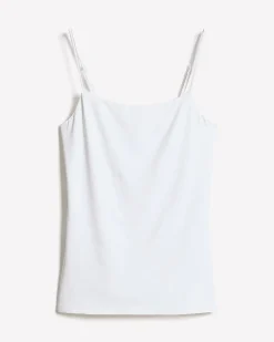 Scoop-Neck Cami with Spaghetti Straps