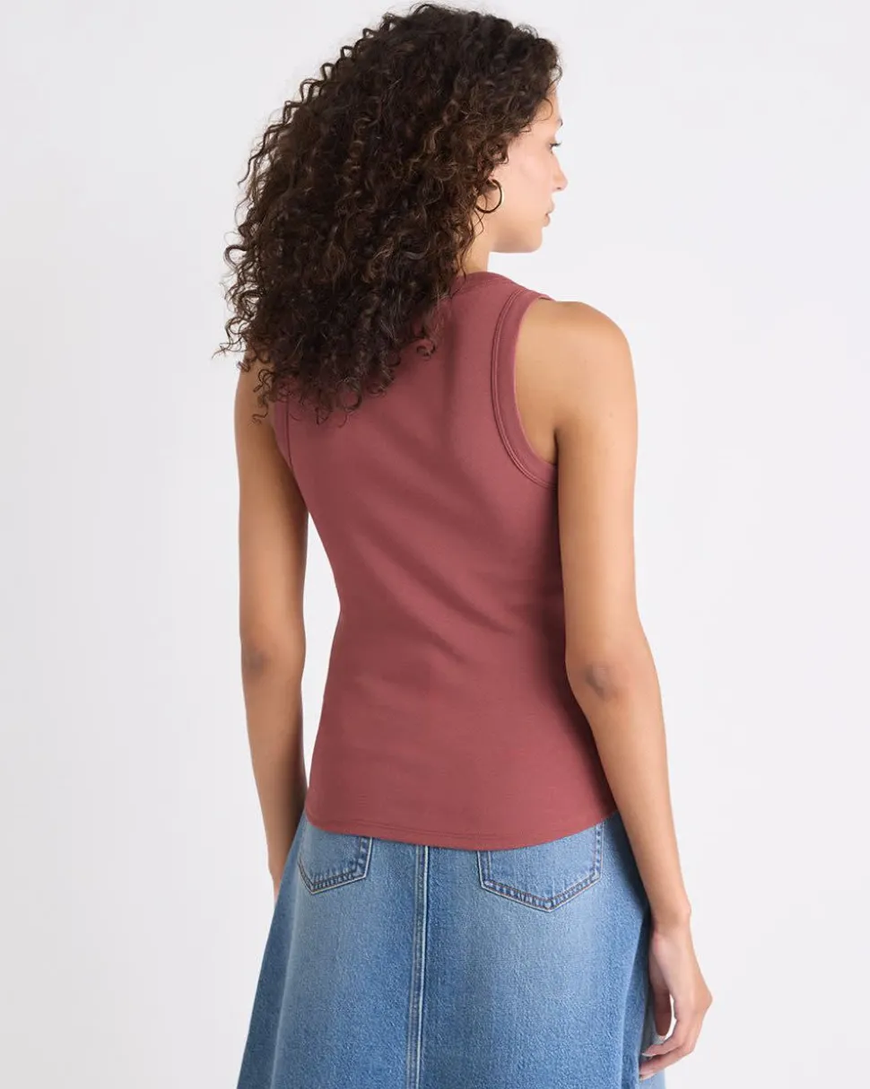Scoop-Neck Cami with Wide Straps