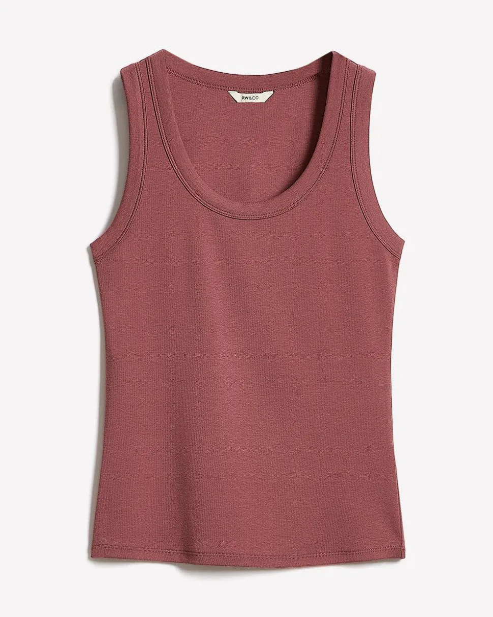 Scoop-Neck Cami with Wide Straps