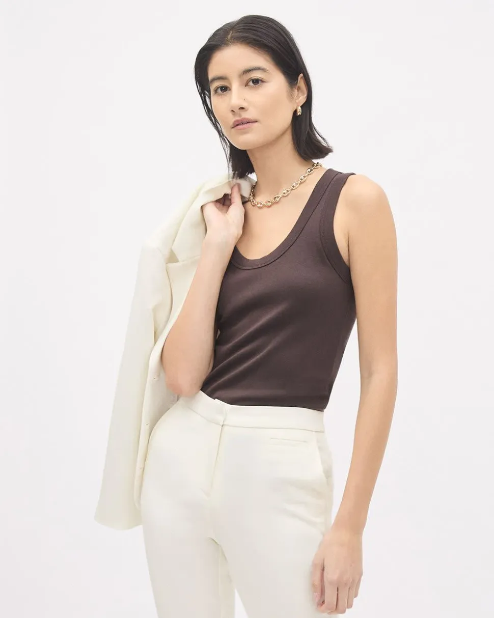 Scoop-Neck Cami with Wide Straps