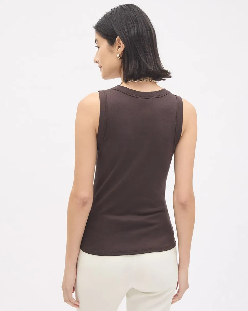 Scoop-Neck Cami with Wide Straps