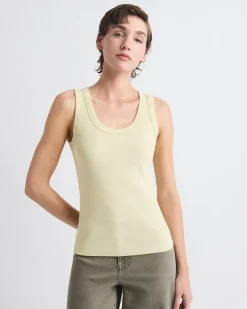 Scoop-Neck Cami with Wide Straps