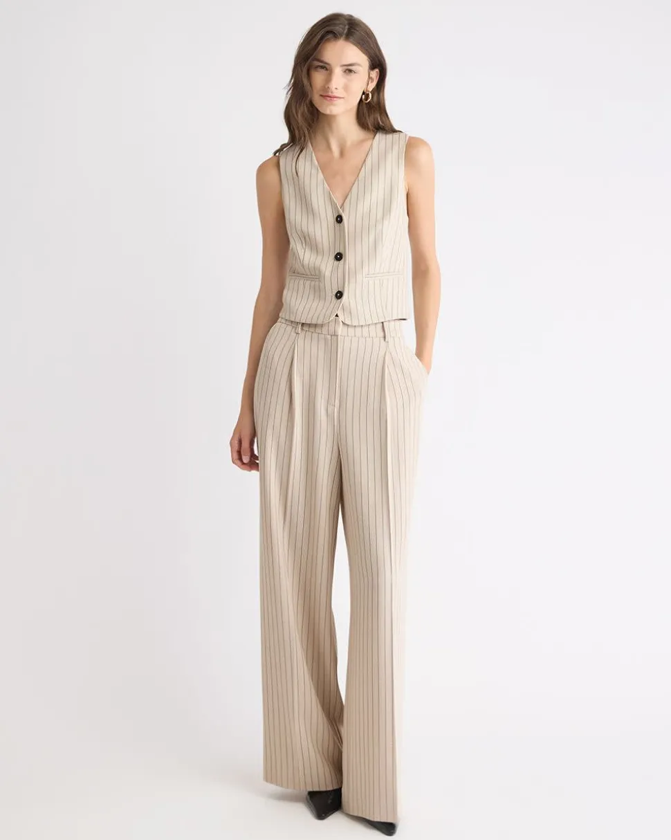 Short Striped Vest