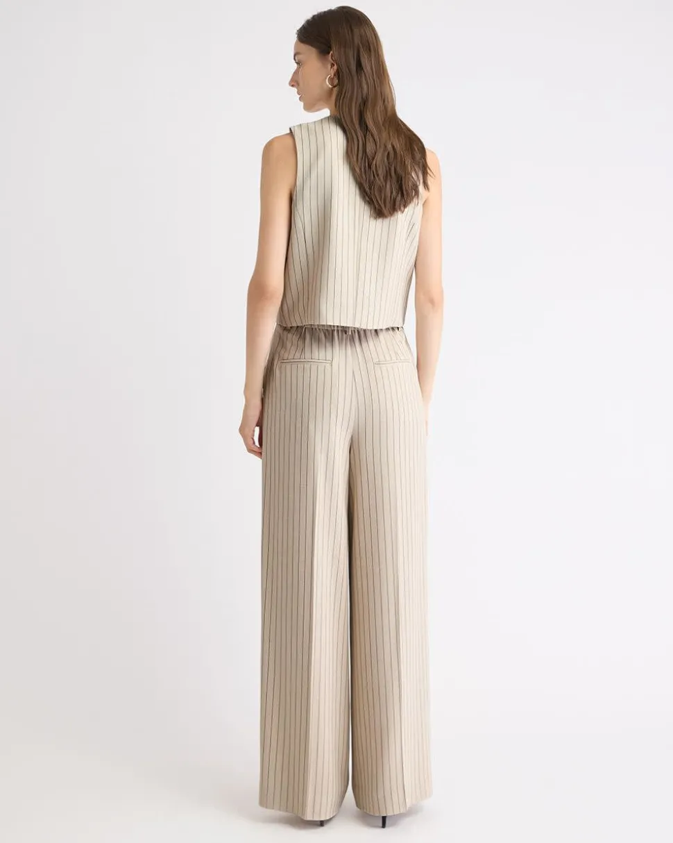 Short Striped Vest