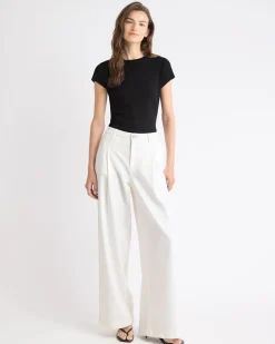 Short-Sleeve Crew-Neck Basic Tee