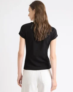 Short-Sleeve Crew-Neck Basic Tee