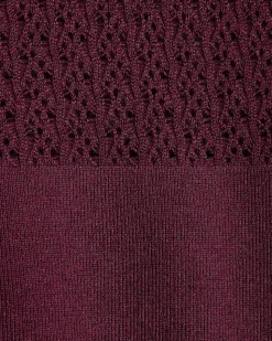 Short-Sleeve Crew-Neck Short Sweater