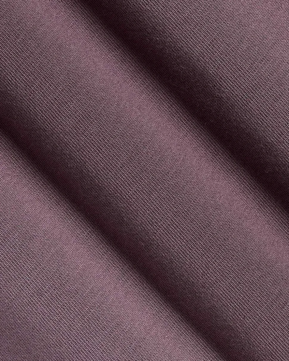 Short-Sleeve Crew-Neck Top with Buttons on Shoulder