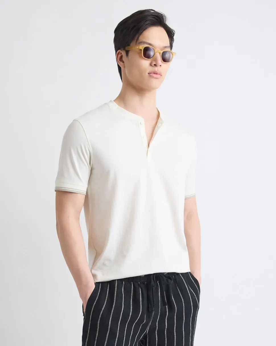 Short-Sleeve Henley T-Shirt