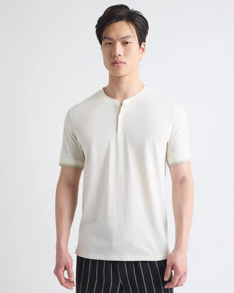 Short-Sleeve Henley T-Shirt