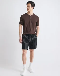 Short-Sleeve Henley T-Shirt
