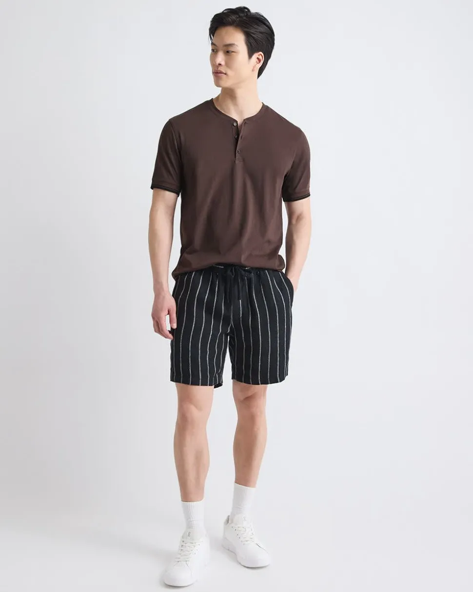 Short-Sleeve Henley T-Shirt