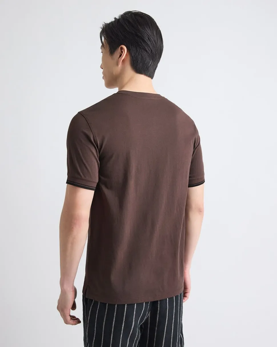 Short-Sleeve Henley T-Shirt
