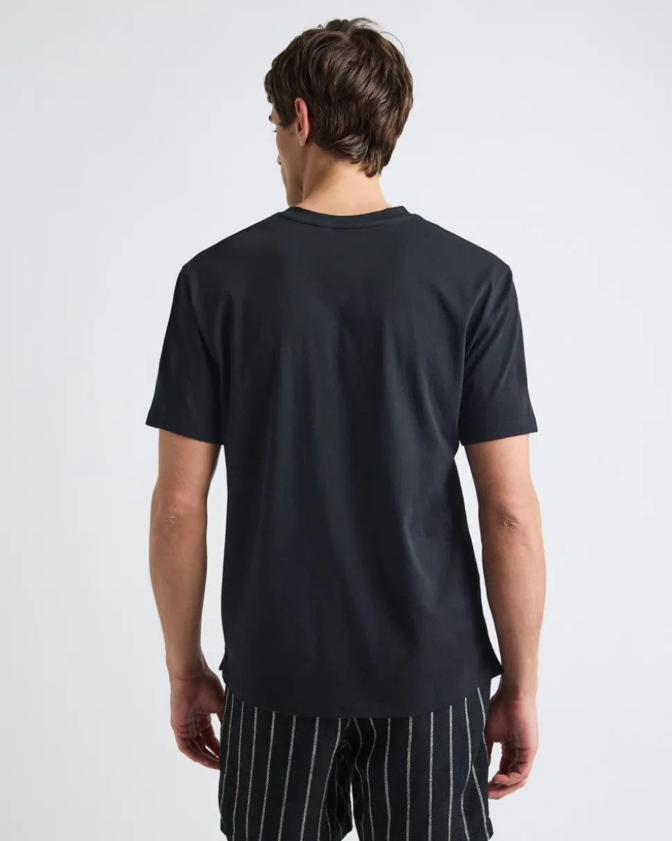 Short-Sleeve Henley T-Shirt