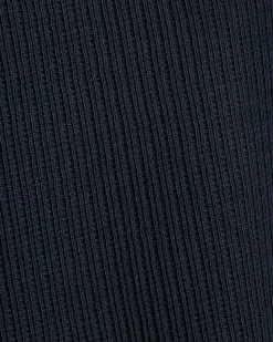 Short-Sleeve Ribbed Half-Zip Polo