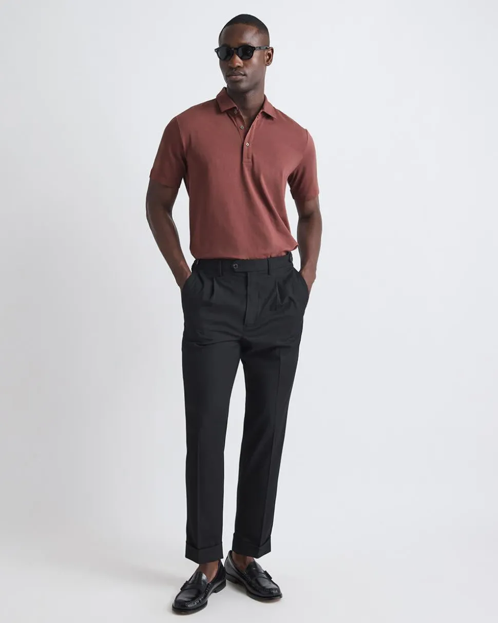 Short-Sleeve Supima (R) Cotton Polo