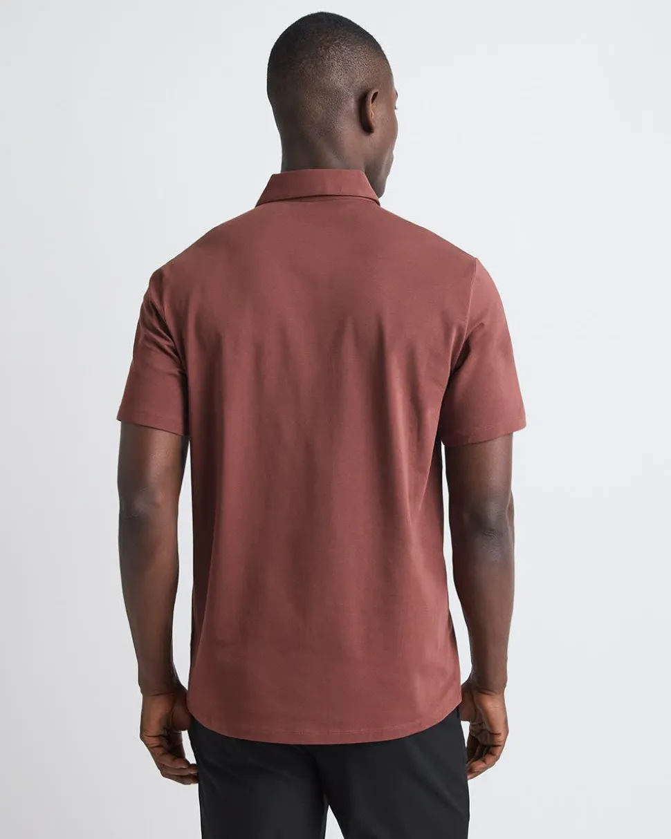 Short-Sleeve Supima (R) Cotton Polo