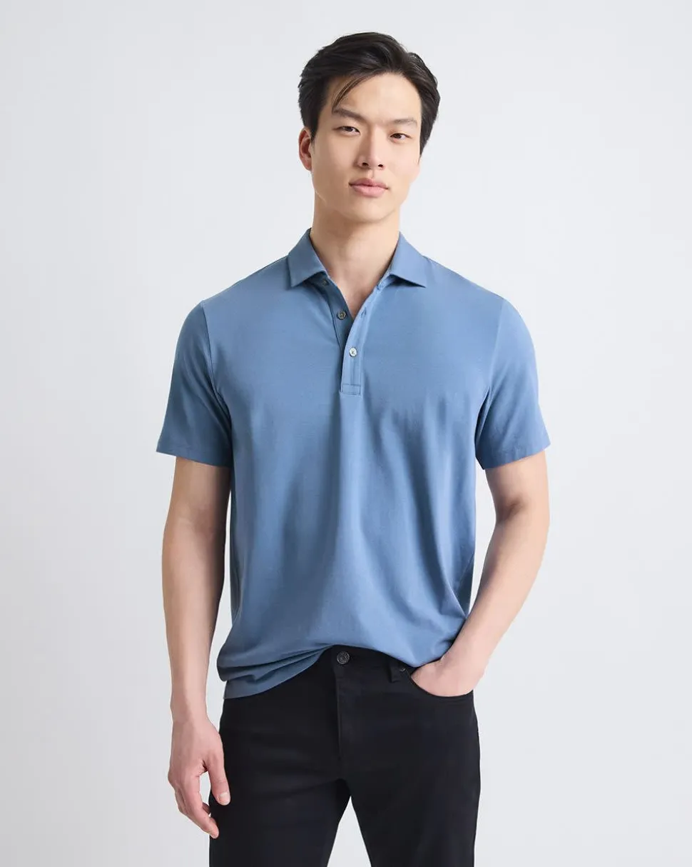Short-Sleeve Supima (R) Cotton Polo