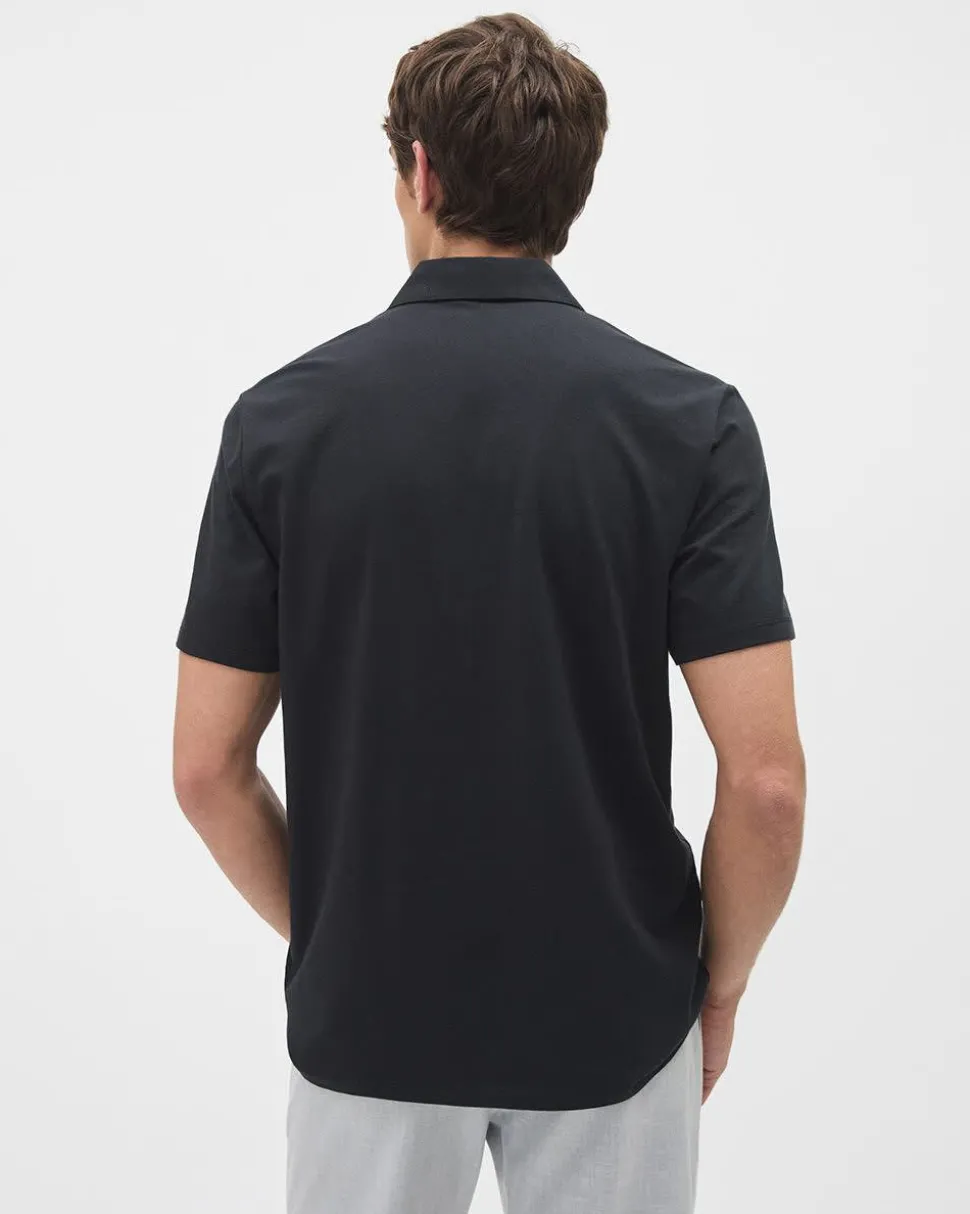 Short-Sleeve Supima (R) Cotton Jersey Polo