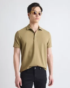 Short-Sleeve Supima (R) Cotton Polo