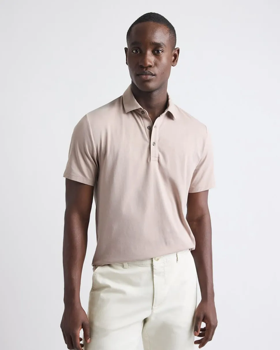 Short-Sleeve Supima (R) Cotton Polo