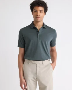 Short-Sleeve Supima (R) Cotton Polo