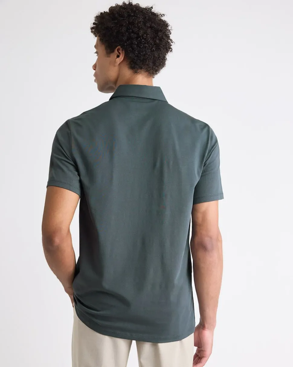 Short-Sleeve Supima (R) Cotton Polo