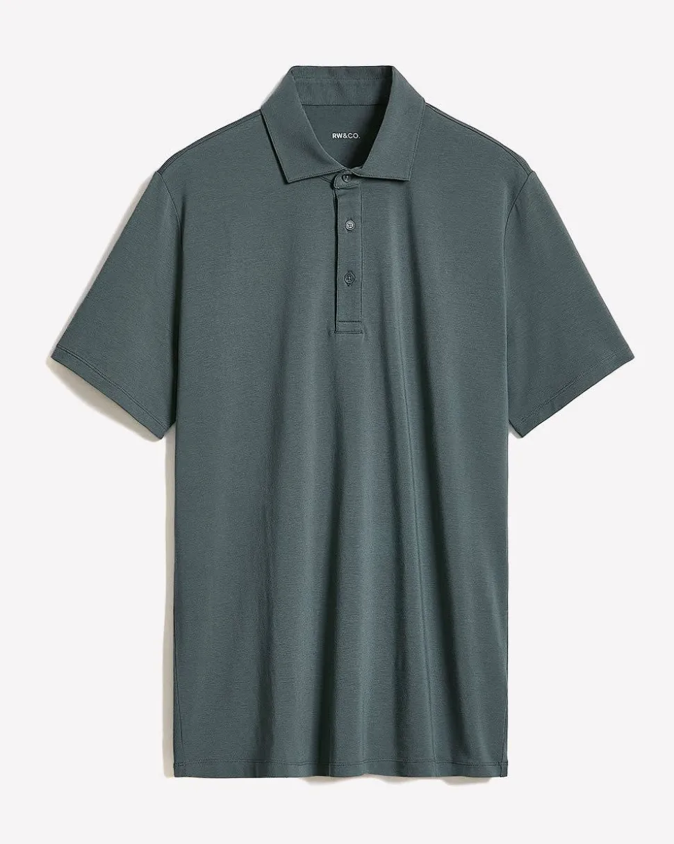 Short-Sleeve Supima (R) Cotton Polo