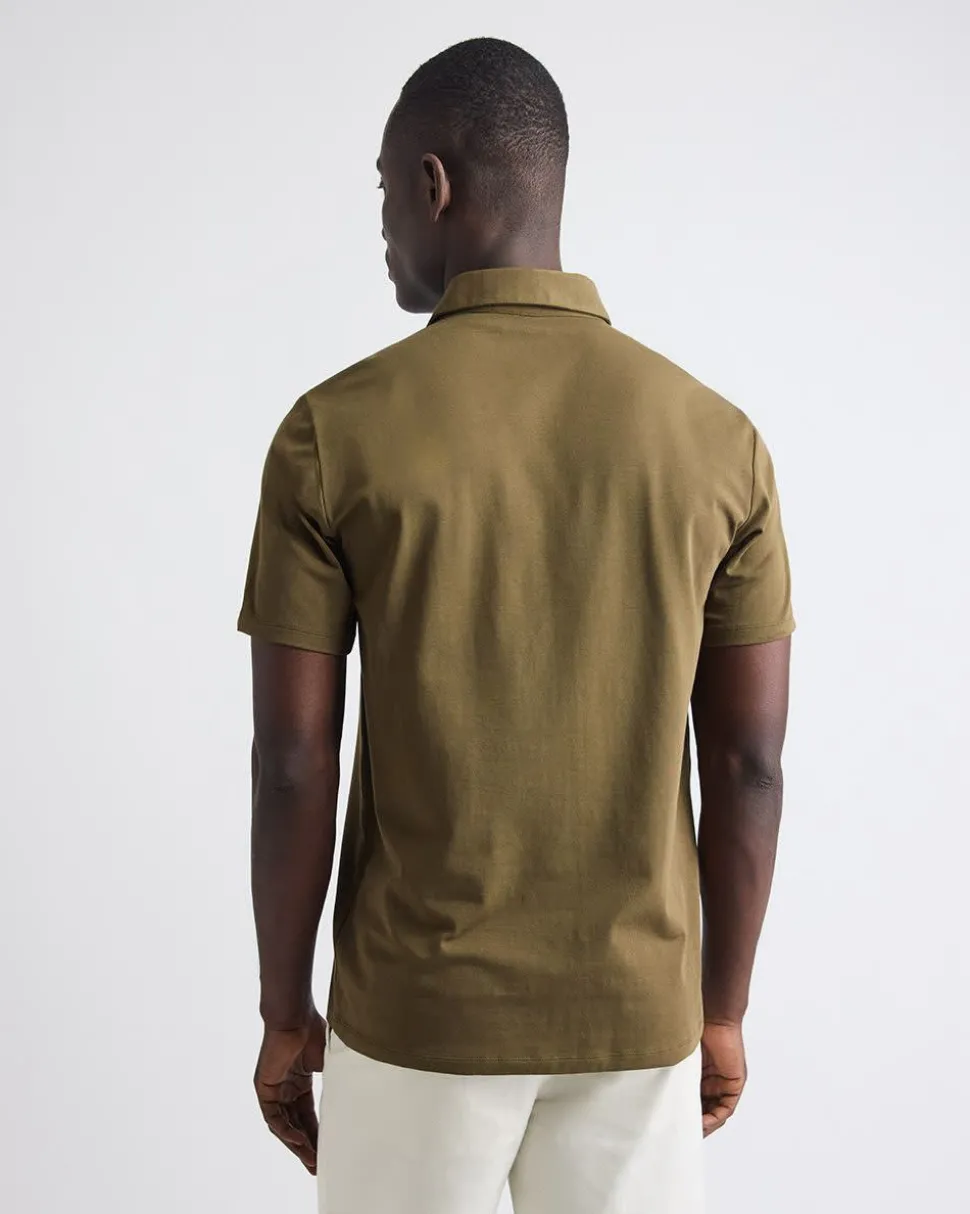 Short-Sleeve Supima (R) Cotton Polo