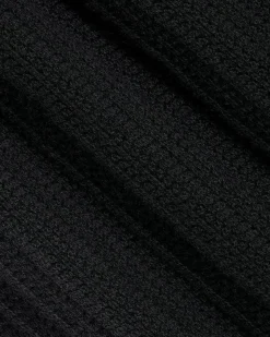 Short-Sleeve Textured Polo Sweater