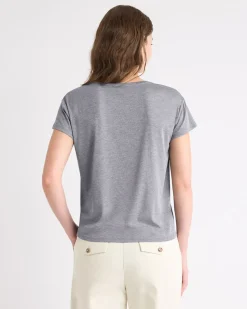 Silk-Blend Boxy Knit Top