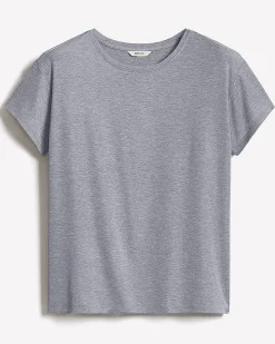 Silk-Blend Boxy Knit Top