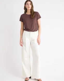 Silk-Blend Boxy Knit Top