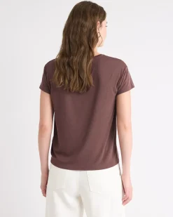 Silk-Blend Boxy Knit Top