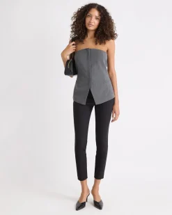 Sleeveless Bustier Blouse