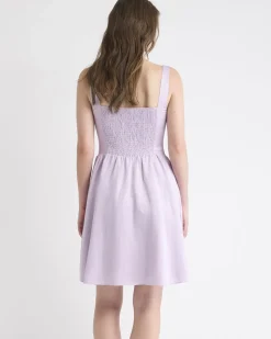 Sleeveless Mini Cocktail Dress with Square Neckline
