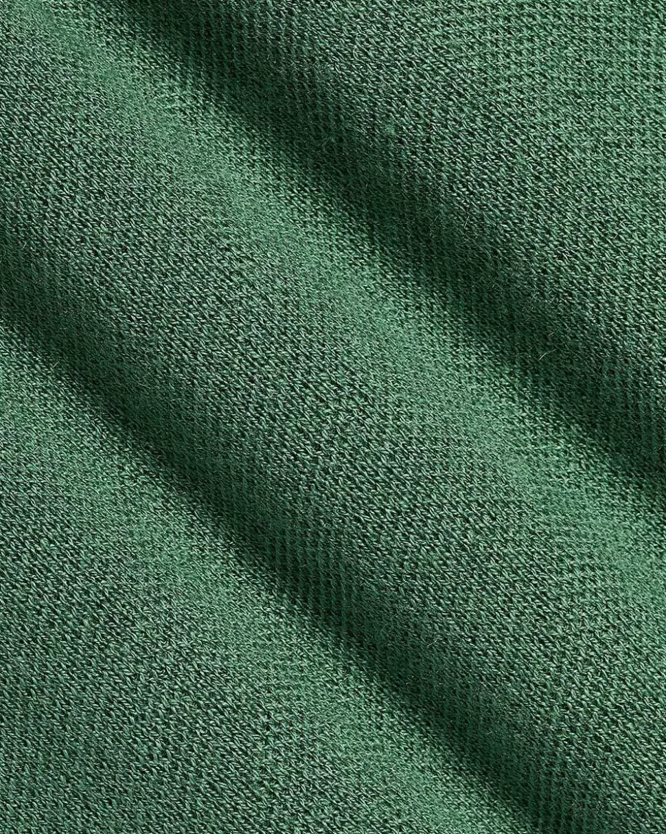 Sleeveless Mock-Neck Sweater with Buttons at Shoulder