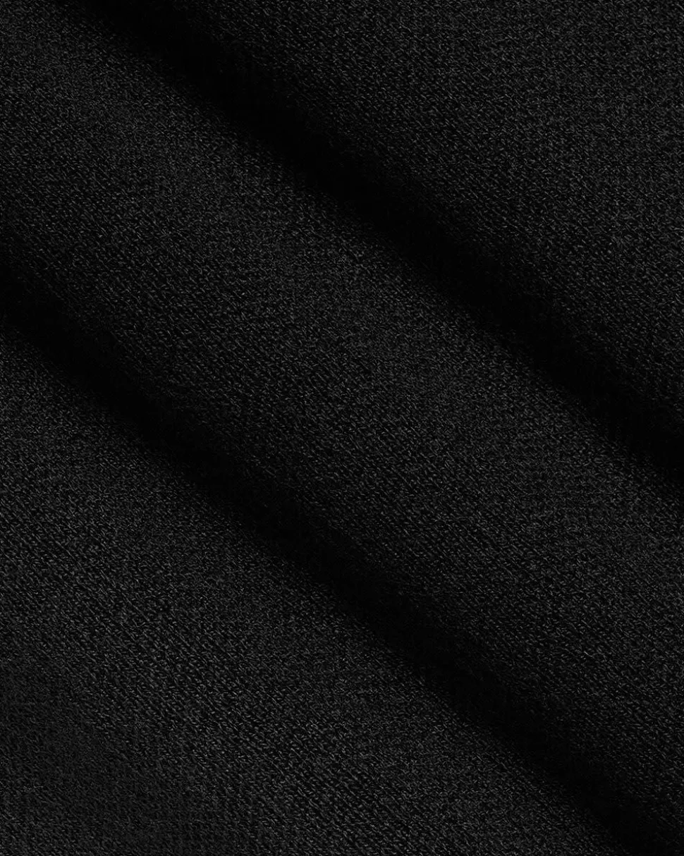 Sleeveless Mock-Neck Sweater with Buttons at Shoulder
