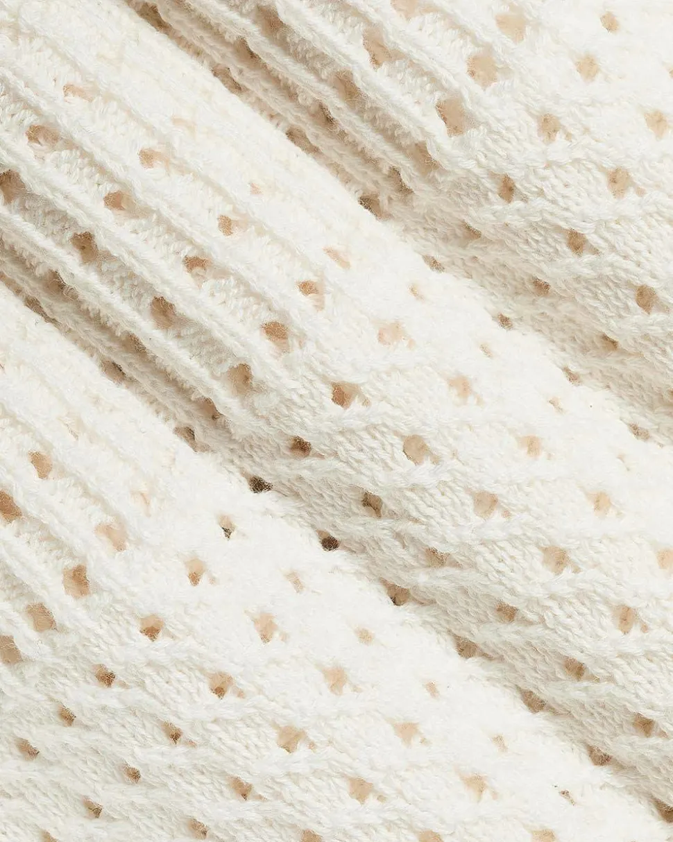 Sleeveless Short Crochet Sweater